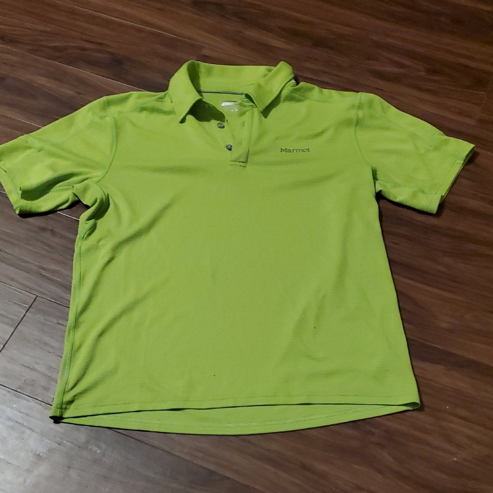 Marmot Men’s Bright Lime Green Polo